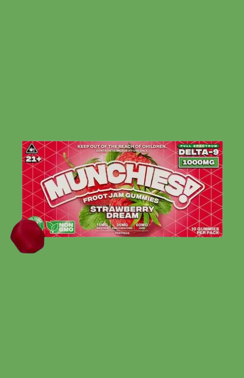 Munchies | Gomitas Delta 9 THC 15 mg/pza + HHC 60 mg/pza + CBD 25 mg/pza | 10 piezas