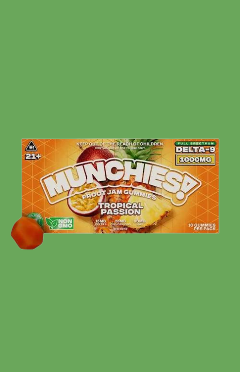 Munchies | Gomitas Delta 9 THC 15 mg/pza + HHC 60 mg/pza + CBD 25 mg/pza | 10 piezas