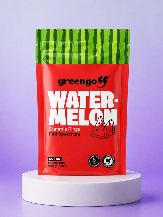 Greengo | Gomitas CBD 30 mg/pza + Melatonina | 5 piezas