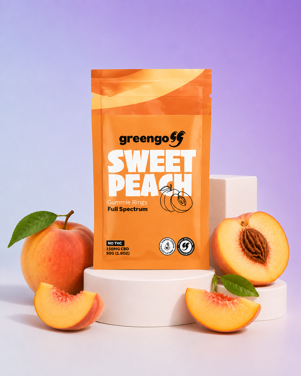 Greengo | Gomitas CBD 30 mg/pza + Vitamina B12 | 5 piezas