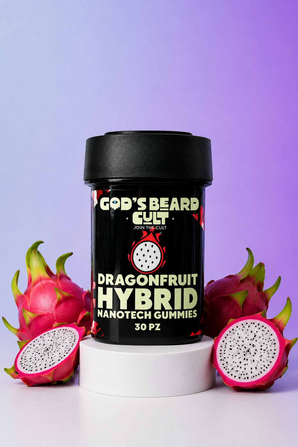 Nanotech-Gummies Híbrida 15 mg | Dragonfruit By GBC