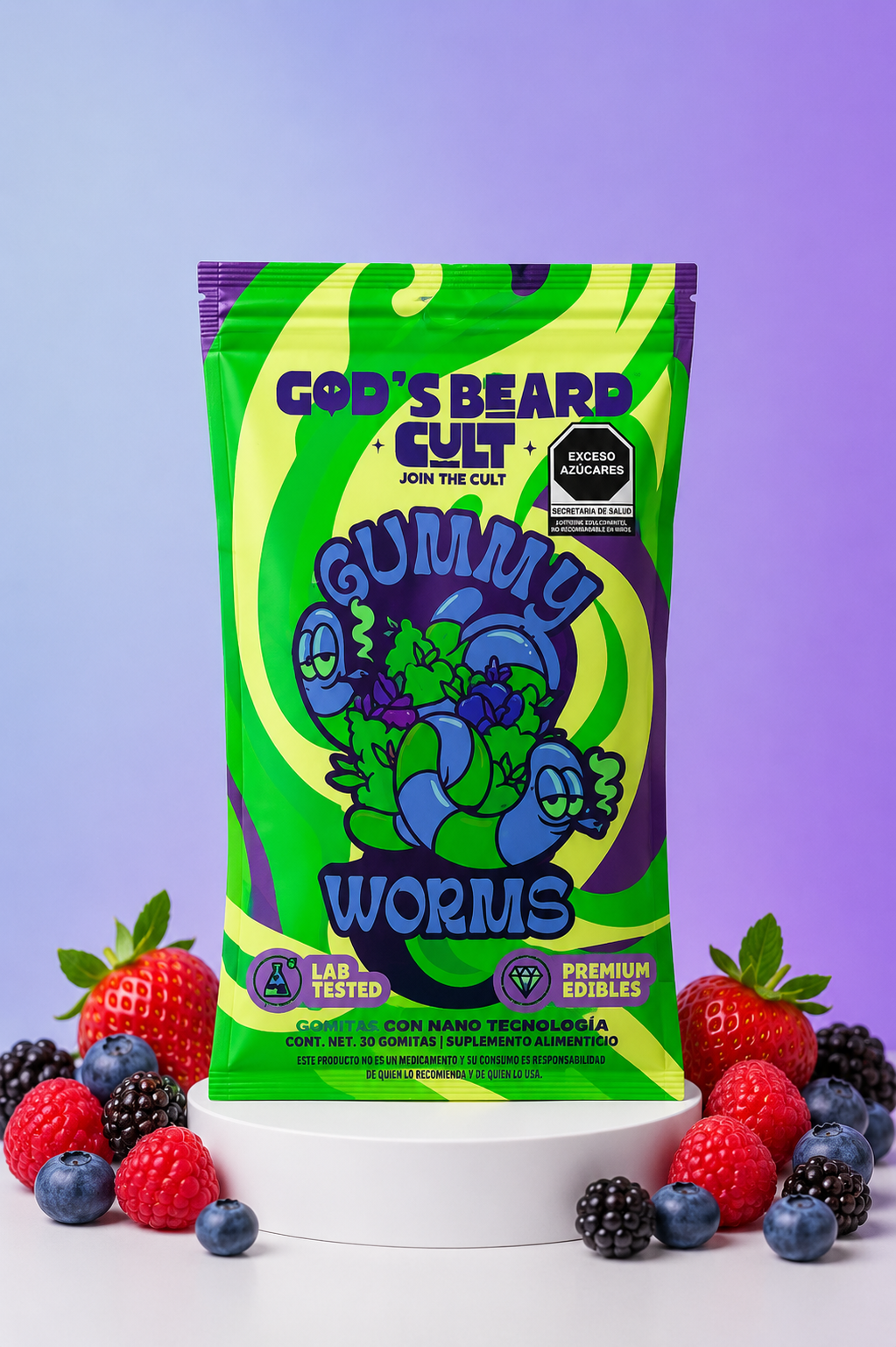 Paleta Magica| Gummy Worms By GBC